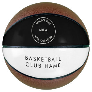 Aangepaste Basketball Club Naam Logo Alle kleuren Basketbal
