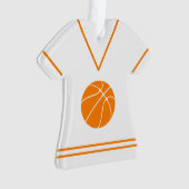 Aangepaste Basketball Jersey naam Ornament (voorkant)