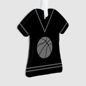 Aangepaste Basketball Jersey naam Ornament (voorkant)