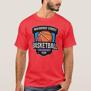 Aangepaste Basketball-Logo T-shirt