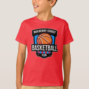 Aangepaste Basketball-Logo T-shirt