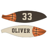 Aangepaste Basketball met de naam en het nummer va Basketbal (Panelen)