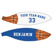 Aangepaste Basketball met het teamnummer voor afsp Basketbal (Panelen)