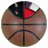 Aangepaste Basketball met teamnaamnummer Foto Basketbal (Rechts)