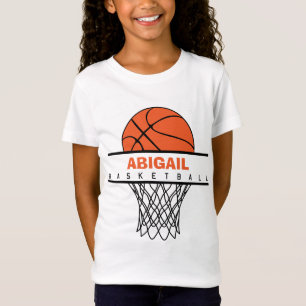 Aangepaste Basketball-naam T-shirt