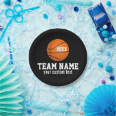 Aangepaste Basketball Player & Team Name Jersey #  Papieren Bordje (Feest)