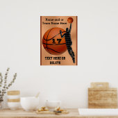 Aangepaste Basketball-Posters Kies Poster formaat (Keuken)