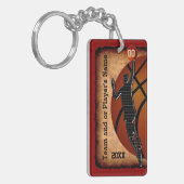 Aangepaste  Basketball Sleutelhangers (Voorkant Links)
