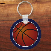 Aangepaste Basketball Sleutelhangers Bulk, Uw kleu (Achterkant)
