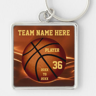 Aangepaste Basketball Sleutelhangers met 4 TEKST