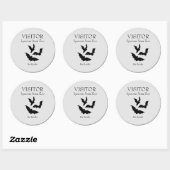 Aangepaste Bat Exhibit Stickers (Vel)