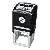 Aangepaste Bat Happy Halloween Gift Stamp Zelfinktende Stempel (Product)