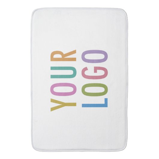 Aangepaste Bath Mat Custom Business Company Logo (Voorkant Verticaal)