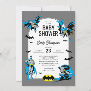 Aangepaste Batman Baby Douche Kaart