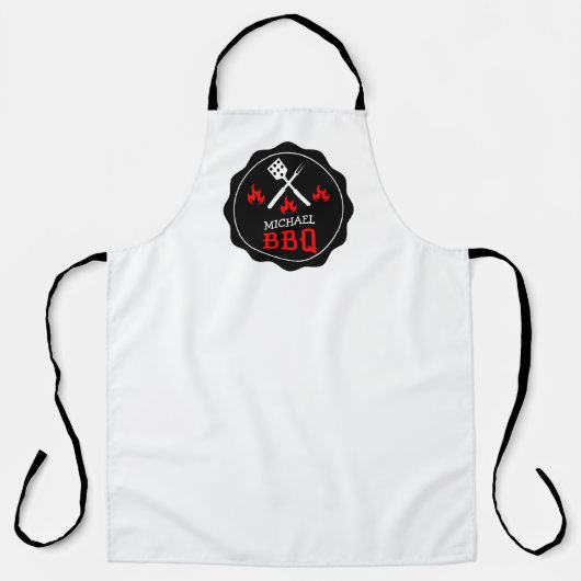 Aangepaste BBQ, Mannen Schort (Voorkant)