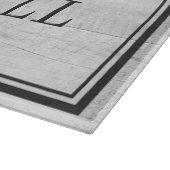 Aangepaste BBQ White Wood Names Wedding Gift Snijplank (Hoek)