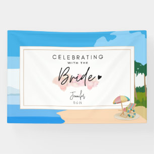 Aangepaste Beach Bachelorette-feest  Spandoek