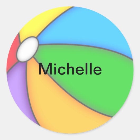 Aangepaste Beach Stickers (Voorkant)