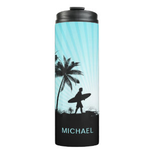 Aangepaste Beach Surfer-tumbler Thermosbeker