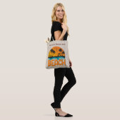 Aangepaste beach tas (Op model)