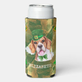 Aangepaste beagle Gold St. Patricks (Seltzer Achterkant)