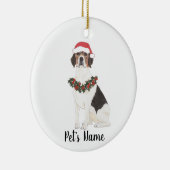 Aangepaste beagle keramisch ornament (Rechts)