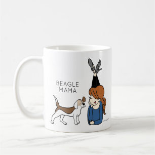 Aangepaste Beagle Mama Coffee-Mok Koffiemok