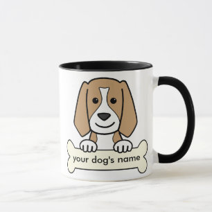 Aangepaste beagle mok