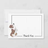 Aangepaste bedank Australische grappige hond brief Bedankkaart (Voorkant)