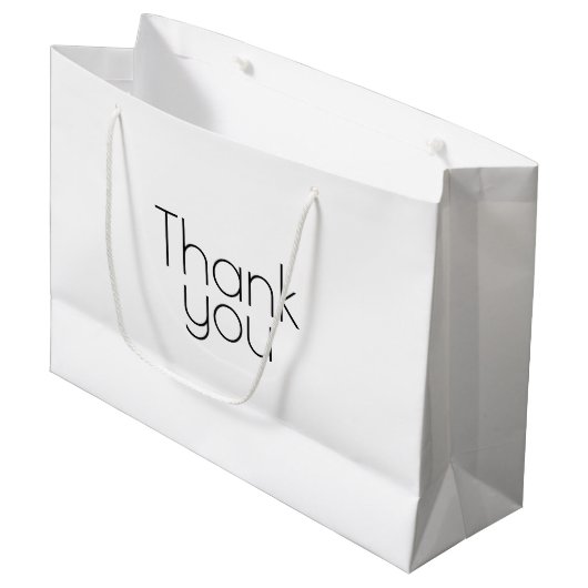 Aangepaste bedank grote cadeautas gepersonaliseerd (Voorkant Gekanteld)