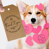 Aangepaste Bedankje Zakelijke Verpakkingen Rubberstempel