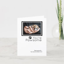 Aangepaste bedankkaarten - Boxer Dog Kaarten