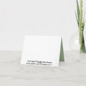 Aangepaste bedankkaarten voor thuiszendingen bedankkaart (Achterkant)