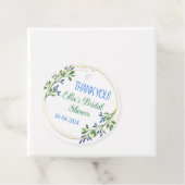 Aangepaste bedankkaartjes bruidsdouche favor bedankjes labels (In situ)