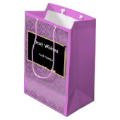 Aangepaste Bedankt voor leraar Medium Cadeauzakje (Achterkant Gekanteld)