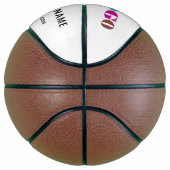 Aangepaste Bedrijf Logo en Tekst Business Basketba Basketbal (Rechts)