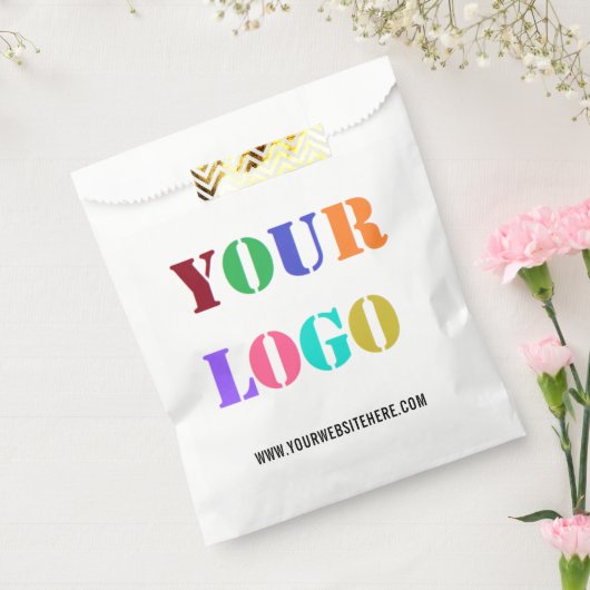Aangepaste Bedrijf Logo en Tekst Favoriete Zak Sja Bedankzakje