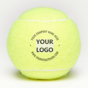 Aangepaste Bedrijf Logo en Tekst Tennisballen Sjab