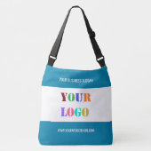 Aangepaste bedrijf Logo en tekst uw bedrijf Crossbody Tas (Voorkant)