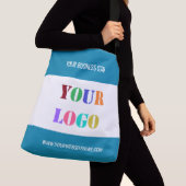 Aangepaste bedrijf Logo en tekst uw bedrijf Crossbody Tas (Dichtbij)