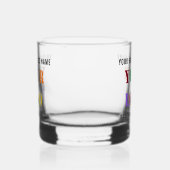 Aangepaste bedrijf Logo en tekst uw bedrijf Whisky Glas (Links)