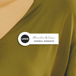 Aangepaste Bedrijf Logo Medewerker ID Magnetisch Naamplaatje