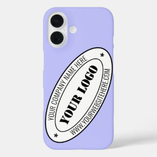 Aangepaste Bedrijf Logo Tekst iPhone Case Sjabloon