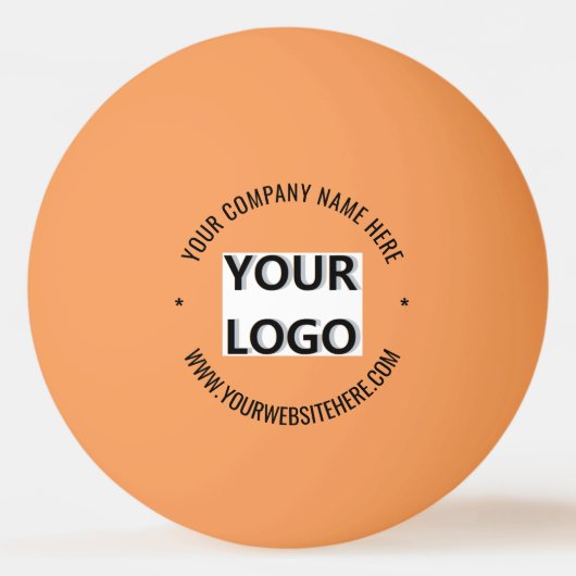Aangepaste Bedrijf Logo Tekst Ping Pong Balls Sjab Pingpongballen (Voorkant)