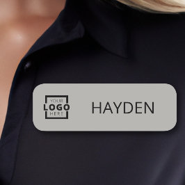 Aangepaste bedrijfs-Logo Basic Personeel Naam Naamplaatje