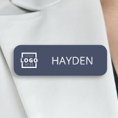 Aangepaste bedrijfs-Logo Basic Personeel Naam Naamplaatje
