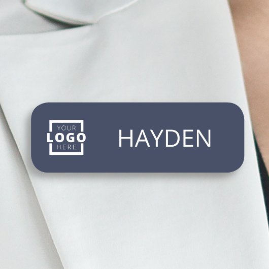 Aangepaste bedrijfs-Logo Basic Personeel Naam Naamplaatje