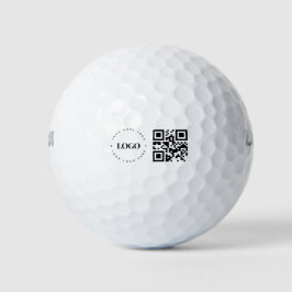 Aangepaste bedrijfs Logo QR Code Business Promotie Golfballen