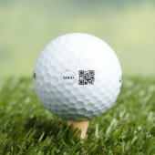 Aangepaste bedrijfs Logo QR Code Business Promotie Golfballen (Insitu Shirt)
