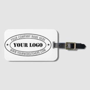 Aangepaste bedrijfs Logo Stamp - Aangepast Bagagelabel